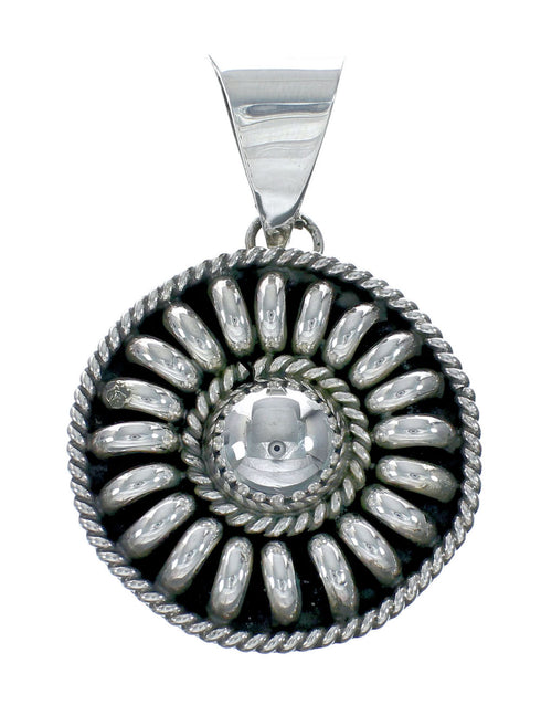 Native American Sterling Silver Bead Necklace X11128